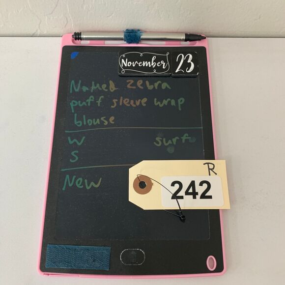 Naked Zebra Puff Sleeve Wrap Blouse Womens S Small Blue Flounce Hem Button Close - Picture 11 of 12